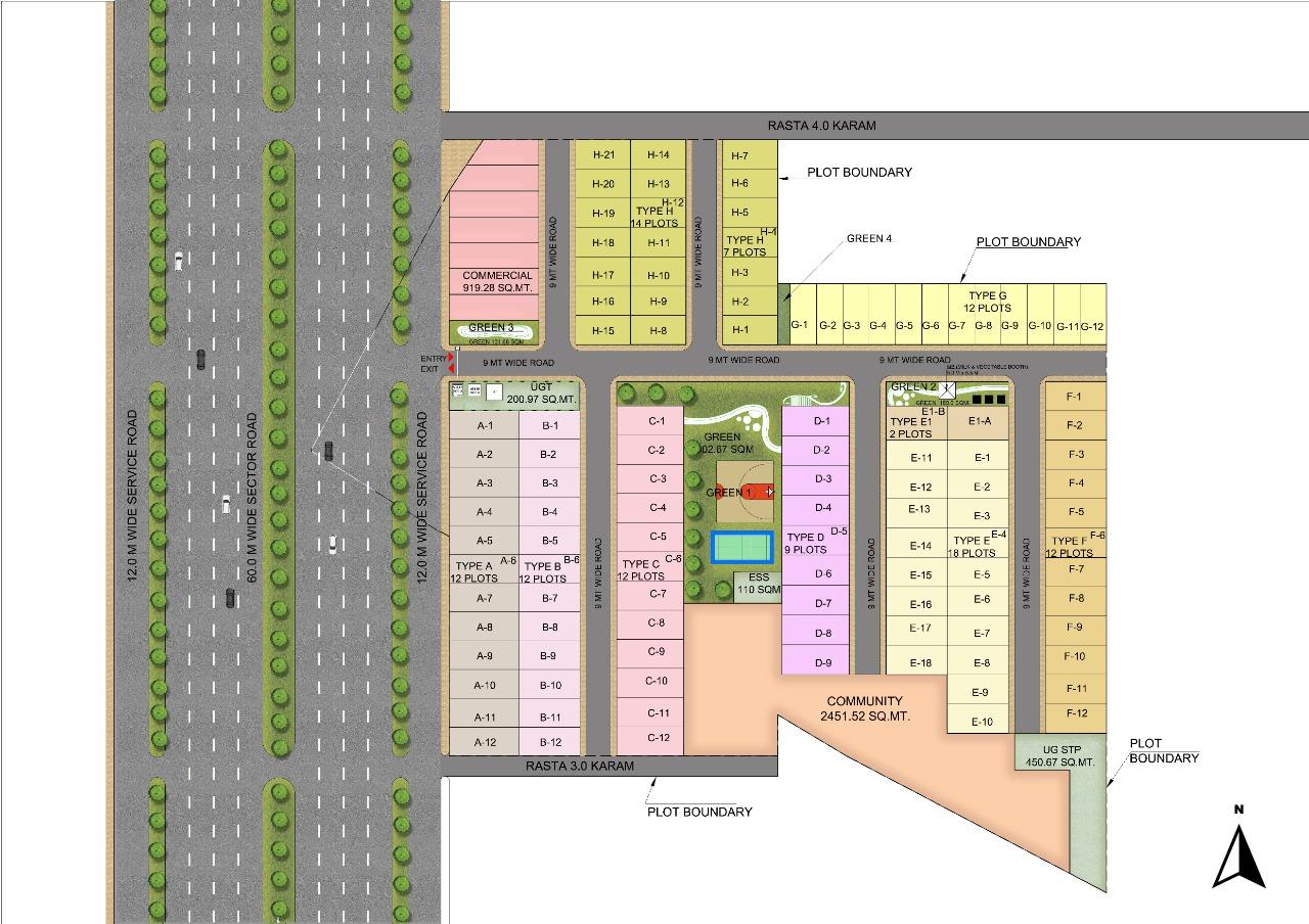affordable housing project (Plots) called “Zara Flora Plots” in sector 112 Gurgaon on Dwarka Expressway under HUDA / Haryana affordable housing policy, to provide housing Plots for all